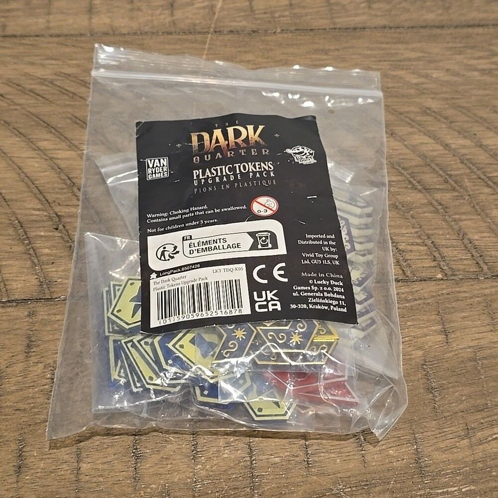 The Dark Quarter plastic tokens Upgrade Pack Lucky Duck Van Ryder Games